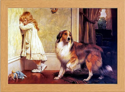 Charles Burton Barber "SPECIAL PLEADER" Victorian Print in Glass Fronted 10" x 13.5" Frame