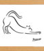 Picasso Cat line drawing