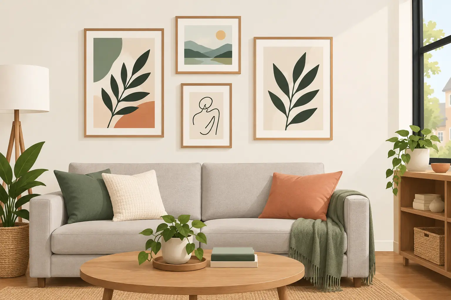 Cheap Artwork for a First Home That Looks Considered