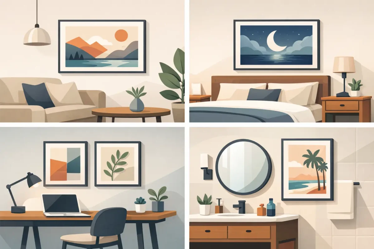 Glass Framed Prints for Every Room at Home
