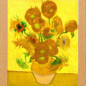 VAN GOGH PRINTS IN GLASS FRONTED 10" X 13.5" WOODEN FRAME