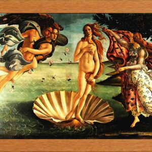 BIRTH OF VENUS BY SANDRO BOTTICELLI PRINT IN GLASS FRONTED 10" X 13.5" FRAME