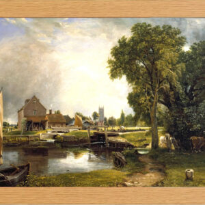 CONSTABLE PRINTS IN GLASS FRONTED 10" X 13.5" FRAME